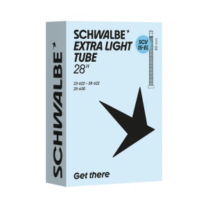 Camera Schwalbe Scv15-EL Extra Light 28 Inch 23/28-622/630 SCV Neagra 80mm