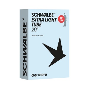 Camera Schwalbe SV 7EL Extra Light 20x1.75-2.35 Inch 40/60-406 SV 40mm