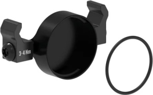 Capac de rezervă pentru lumina spate bicicletă Saddle Drive Lezyne, negru