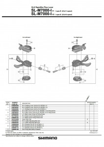 Capac dreapta Shimano SL-M7000-I-11