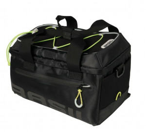 carrier bag Basil Miles black lime, waterproof, 7 Ltr.
