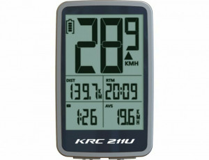 Ciclocomputer KRC 211UW, 11 functii, cablu