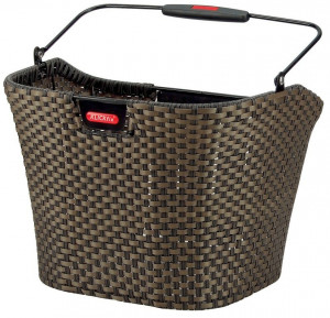 Cos bicicleta fata Klickfix bronze plaited,without adapter, 16 liter
