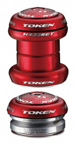 Cuvetarie TOKEN AHead Headset 2in1 1 1/8" rosu (34/41mm)