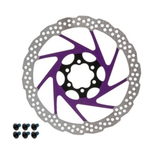 Disc frana eWheel V2 180mm, 6 gauri, Mov