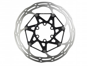 Disc frana Rotor Centerline 2 Piece 180mm Black (includes Ti rotor bolts) Rounded