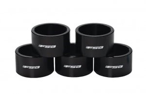 Distantier furca FSA 1 1/8" x 20mm negru