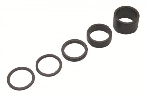 Distantiere PRO alloy 1-1/8" 2/5/10/20mm sb negru