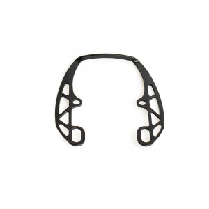 EVO2 mounting plate XL (+15 mm), for one brake, black (PU = 1 piece)