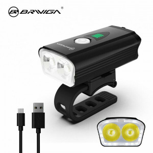 Far Eastpower EBL-3205, alu, 2leduri CREE XP-G3 +14SMD led, 900lumeni, 4functii, incarcare USB type C, negru, AM
