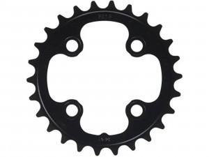 Foaie angrenaj MTB 26T 64 V1 ALUMINUM 3MM BLAST negru