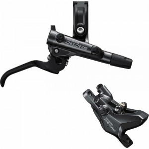 Frana pe disc Shimano J-KIT Deore BL-M6100(R) BR-M6100(R) fara adaptor placute rasina fara aripioare de racire furtun SM-BH90-SS 1700mm
