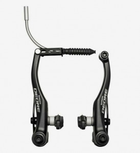 Frana V-Brake Shimano Deore Br-T610, fata, x-type, saboti S70C