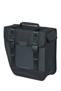 Geanta Basil Tour stanga, 34X14X34 cm, 14 L, waterproof negru