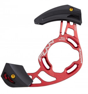 Ghidaj lant Funn Zippa AM/Enduro fixare ISCG-05/ adaptor BB pt.32-38T rosu anodizat/negru