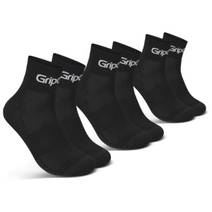 GripGrab RIDE Low Cut Socks 3-Pack Black