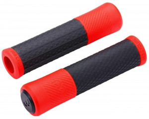 Gripuri BBB Viper 130mm negru/rosu