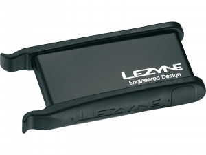 Kit de reparatie Lezyne in cutie de aluminiu, 2xTire Lever, 6xPatch, 1xScuffer, 1xTire Boot, negru