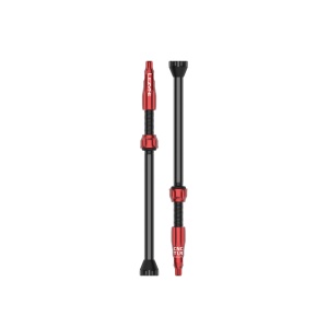 Lezyne Valve Tubeless CNC, 80 mm, Rosu