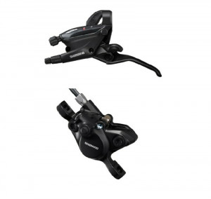 Maneta de schimbator/frana Shimano ST-EF505(2L), BR-MT200(F), Post Mount, Placute Resin