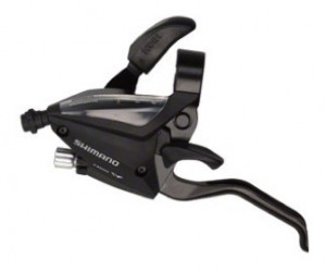 Maneta schimbator/frana Shimano ST-EF500-L-2A stanga 3v cablu 1800mm 2 degete negru