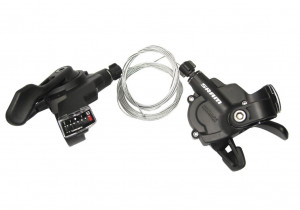 Manete schimbator SRAM X.4 1:1 trigger 8x3v negre
