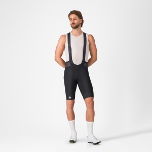 Pantaloni scurti cu bretele CASTELLI Endurance 4, pentru barbati, Negru
