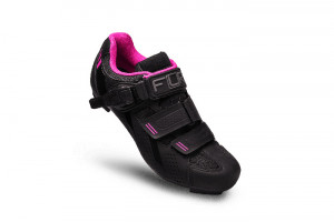Pantofi ciclism FLR F-15 III Pro Road negru/roz