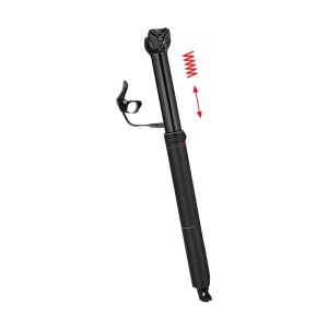 Patent seatpost Viper Up & Down S 31,6mm, 397mm, black, alu, 0mm offset