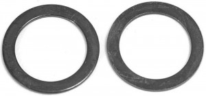 PEDAL WASHERS CHROMO, QTY 2
