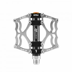 Pedale ROCKBROS MTB Road Bike Non-Slip, anti-praf 9/16', pereche, argintiu