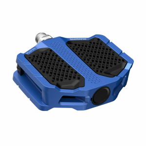 Pedale Shimano PD-EF205, fara catadioptrii, Blue