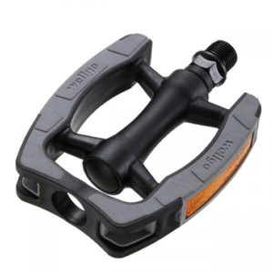 Pedale Wellgo C097 plastic antiderapante negre/gri 254gr