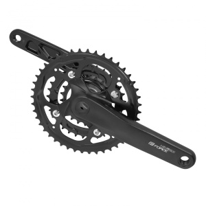 Pedalier Force Nine3.2 AL 44/32/22T 175 mm negru