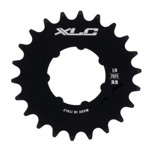 Pinion XLC single speed 1 1/8", 22t black track sprocket housing