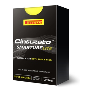Pirelli Camera Cinturato SmarTUBELite 35/50-622/584 42mm Valva Galbena Cu Valva Neagra