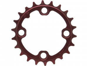 Placa pedalier MTB 22T 64 V3 aluminum 3mm red