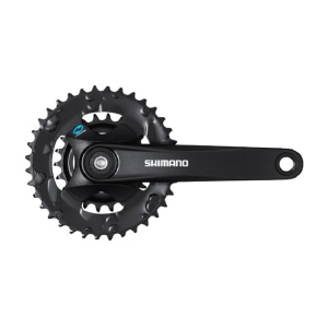 Placa Pedalier Shimano Fc-M315-2, 7/8v, 170mm, 36-22t, Fara Protectie Lant, Negru (AFCM3152C62XL)