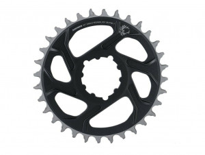 Placa pedalier Sram X-Sync 2 Eagle Boost DM 32T, gri, aluminiu, offset 3mm
