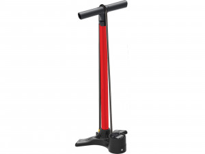 Pompa, Lezyne Pump, red, 220 psi, 63,5 cm
