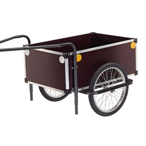 Remorca Cargo ROLAND Jumbo, Cu Timona Dubla, Fara Capac, Maro - 20"