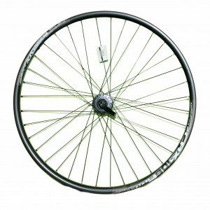 Roata Crosser X6 36H 28" Fata QR Disc capsata neagra