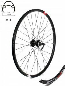 Roata fata CROSSER X11 32H 27.5'' QR - Frana disc (6 suruburi) cu butuc Joytech JYD761