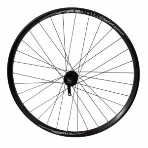 Roata Fata CROSSER X18 32H 28'' QR - Frana disc (6 suruburi) cu Butuc Promax DB602EF | capsata