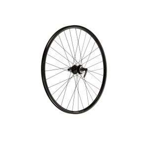 Roata spate 28" KROSS UNI Cassette QR, Tapered Rim, Disc D/B, Negru