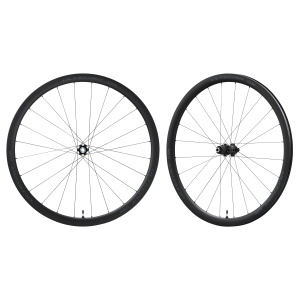 ROTI SHIMANO WH-RS8170-C36-TL, FATA & SPATE, 24H/24H, 11/12 VIT., OLD 100/142MM, AX E-THRU 12MM, JANTA CLINCHER, CU BANDA TUBELESS, PT. ROTOR CENTER LOCK