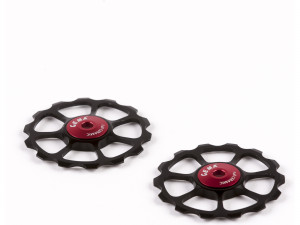 Rotite schimbator 12V Pulley wheels Full Ceramic - black