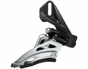 Schimbator fata Shimano Deore FD-M4100-D dublu pt. 2x10 v prindere direct mount side swing tragere prin fata unghi cs 66-69 cl:48.8/51.8mm