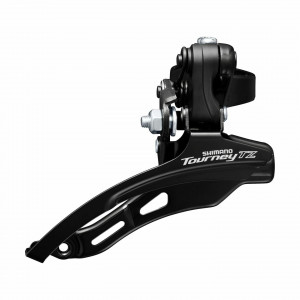 Schimbator fata Shimano tourney FD-TZ510-DS6 3x6/7v pe spate down swing tragere de sus colier 31.8mm pt. 48t unghi cs 66-69 chainline 47.5mm