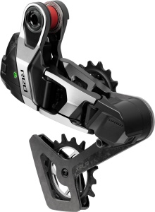 Schimbător spate SRAM RED XPLR AXS Wireless, 13 viteze, 10-46T, Magic Wheel, Full Mount, Hangerless Interface, pentru Gravel
